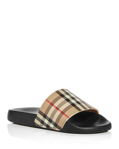 cheap burberry slides|burberry furley sliders for women.